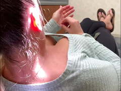 Candid ass and downblouse